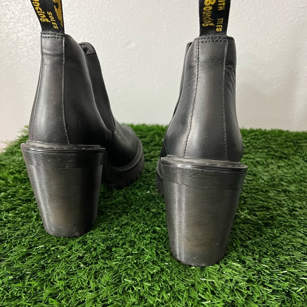 Dr. Martens Black Heeled Ankle Boots - Picture 4 of 6